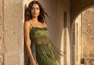 Saten İpek Crop Pantolon 