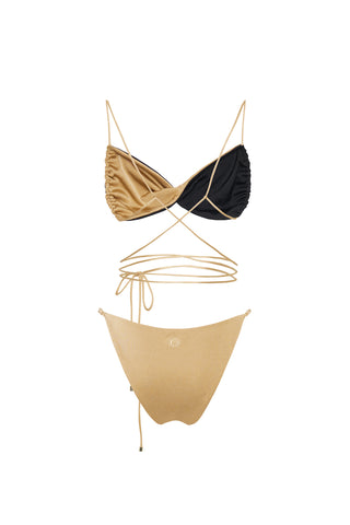 Isis Bikini Siyah-Altın Rengi