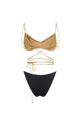 Isis Bikini Siyah-Altın Rengi